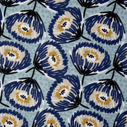 Printed Half Panama TESAYA Nile / Dark Blue